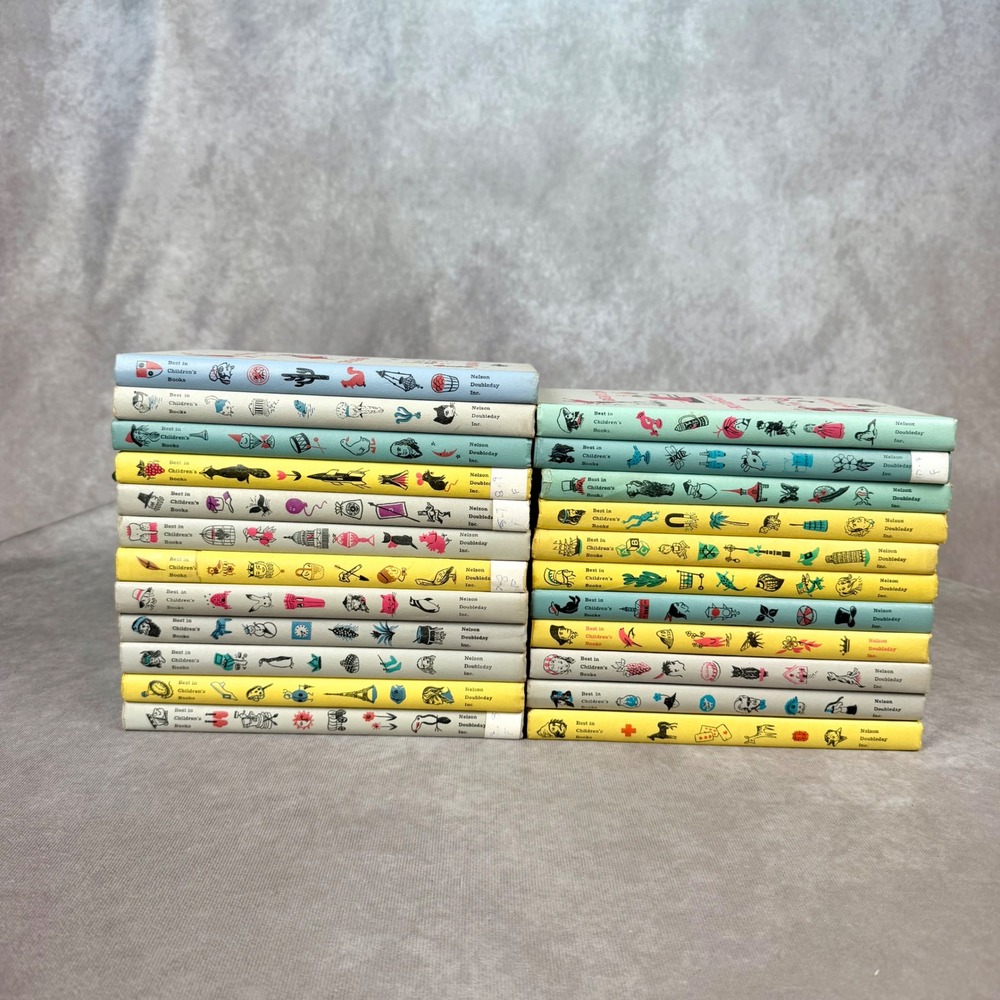 Vintage Best in Childrens Books Nelson Doubleday Lot of 23 Hardcover Anthology